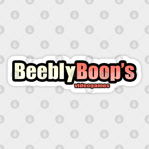 Beebly Boop's Videogames Sticker by Toad King Studios